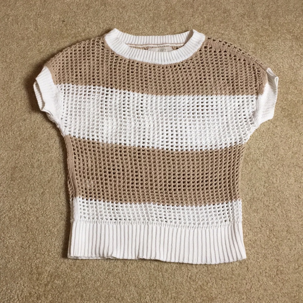 Ann Taylor loft small striped sweater